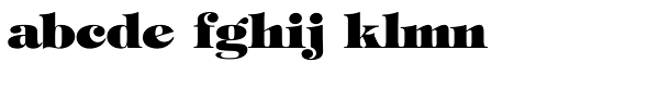 ITC Tiffany Std Heavy Font LOWERCASE