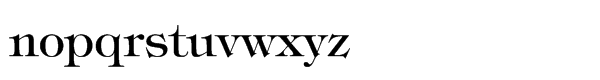 ITC Tiffany™ Std Regular Font LOWERCASE