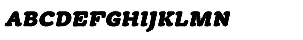 ITC Tyke™ Std Black Italic Font UPPERCASE