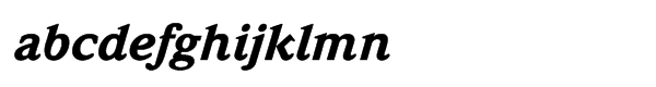 ITC Weidemann Std Black Italic Font LOWERCASE