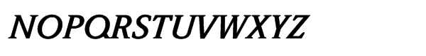 ITC Weidemann Std Bold Italic Font UPPERCASE
