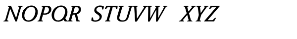 ITC Weidemann Std Medium Italic Font UPPERCASE