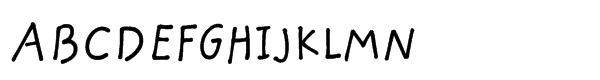 ITC Zemke Hand™ Std Regular Font UPPERCASE
