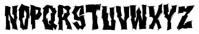 It Must Be Destroyed Font UPPERCASE