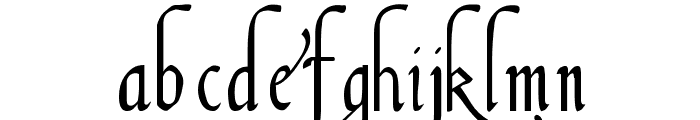 Italian Cursive, 16th Century Font LOWERCASE