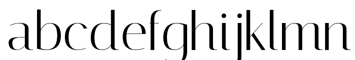 Italiana Font LOWERCASE