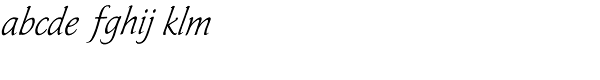 Italican Oblique X2 Font LOWERCASE