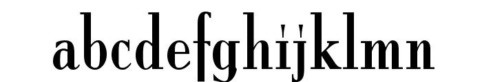 ItingOpti-RegularCondensed Font LOWERCASE