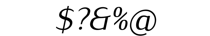 Iwona-Italic Font OTHER CHARS