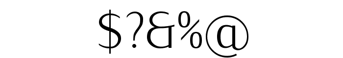 IwonaCondLight-Regular Font OTHER CHARS