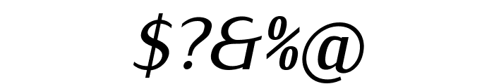 IwonaCondMedium-Italic Font OTHER CHARS