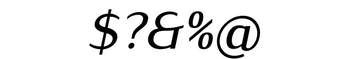 IwonaMedium-Italic Font OTHER CHARS