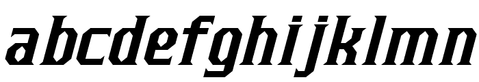 J-LOG Razor Edge Normal Italic Font LOWERCASE