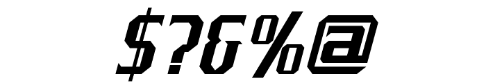 J-LOG Razor Edge Serif Normal Italic Font OTHER CHARS