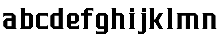 J-LOG Razor Edge Serif Normal Font LOWERCASE