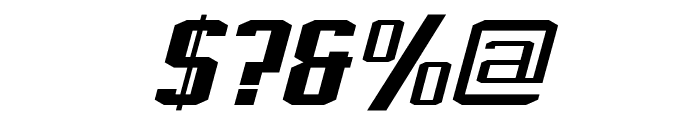 J-LOG Rebellion Slab Sans Normal Italic Font OTHER CHARS