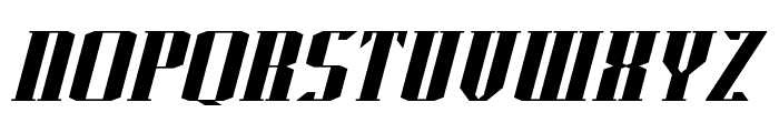 J-LOG Starkwood Slab Serif Normal Italic Font UPPERCASE