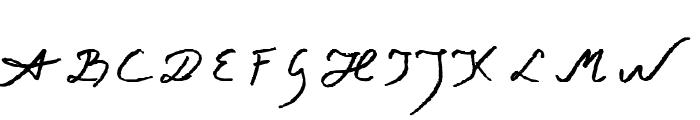 Jacek Zieba-Jasinski Italic Font UPPERCASE