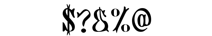 Jacques Regular Font OTHER CHARS