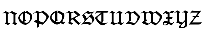 Jaecker-Schrift Font UPPERCASE