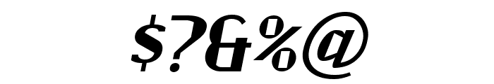Jagz Italic Font OTHER CHARS