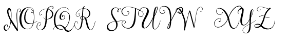 Janda Stylish Script Font UPPERCASE