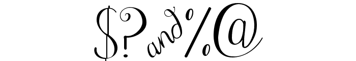 Janda Stylish Script Font OTHER CHARS