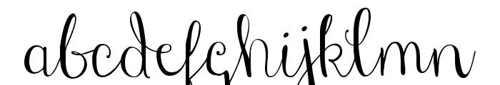 Janda Stylish Script Font LOWERCASE
