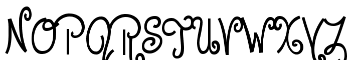 Jandles-Regular Font UPPERCASE