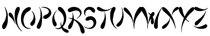 Japanese Style Font UPPERCASE
