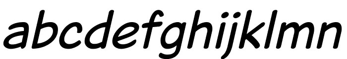 Jarble Italic Font LOWERCASE
