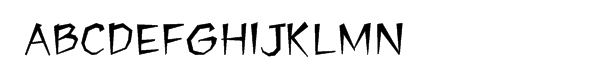 Jawbreaker Font UPPERCASE