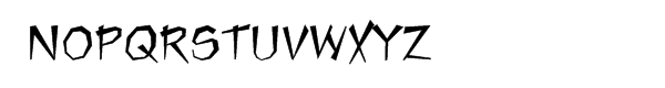 Jawbreaker Font UPPERCASE