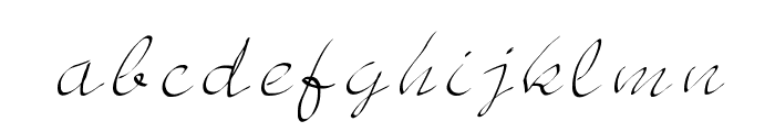 JD Sketched Font LOWERCASE