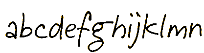 Jeff Script Regular Font LOWERCASE