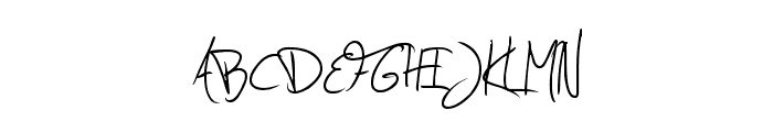 Jellyka - Estrya's Handwriting Font UPPERCASE
