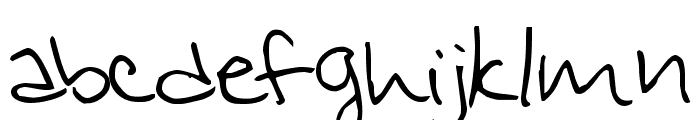 Jennifer's Hand Writing Font LOWERCASE