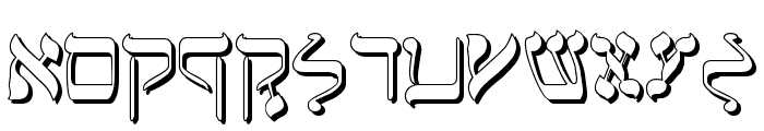 Jerusalem Shadow Font UPPERCASE