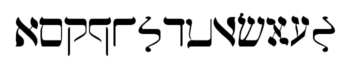 Jerusalem Font LOWERCASE