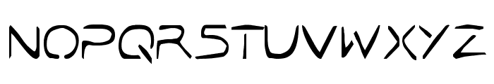 Jetta Tech Condensed Font UPPERCASE