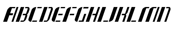 Jetway Condensed Italic Font LOWERCASE