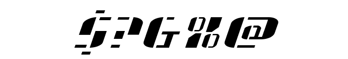 Jetway Expanded Italic Font OTHER CHARS