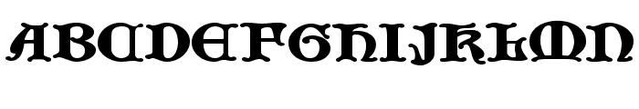 JF Cotswold Letters Font UPPERCASE