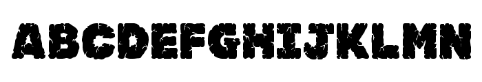 JFRockSolid Font LOWERCASE
