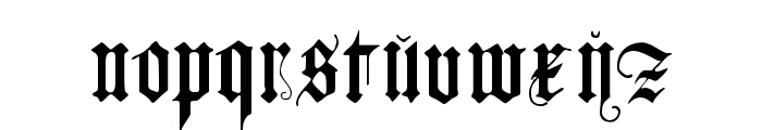 JGJ Drer Gothic Font LOWERCASE