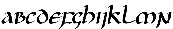 JGJ Uncial Italic Font LOWERCASE