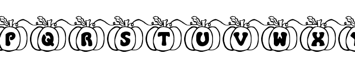 JI Pumpkins Font UPPERCASE