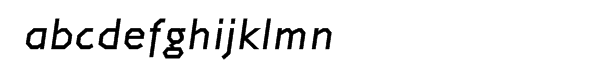 Jillican Bold Italic Font LOWERCASE
