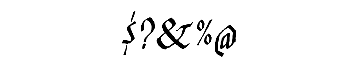 JimNightshade-Regular Font OTHER CHARS