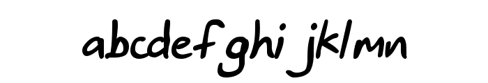 JimbosPrint-Bold-Italic Font LOWERCASE
